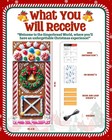 Christmas Door Cover Decorations  35 4 x78  Wreath-adorned Candy House Wreath