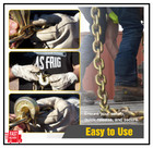 1 4   Clevis Grab Hooks  4 Pack  Heavy Duty Chain Hook For 1 4 Inch Grade 70