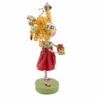 Lori Mitchell Gabby Giftmas Girl Christmas Figurine Folk Art Decor