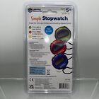 Learning Resources Simple Stopwatch 3 Button Ages 5-up Purple blue Ler0808