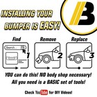 New Primered - Front Bumper Cover Fascia For 2008-2012 Ford Escape Suv 08-12