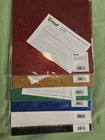 Cricut Glitter Cardstock 12  X 12    Black  White  Red  Green  Sapphire  Bronze