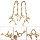  Tow Chain Grade 70 Chain V-bridle With Rjt Cluster Hooks Tow Truck Winch 