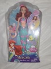 2012 Disney Princess Ariel Water Doll Sprays Water Color-change W flounder X9396