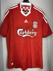Gerrard  8 Liverpool 2008 09 10 Home Soccer Jersey - L