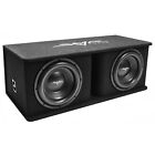 New Skar Audio Sdr-2x12d4 Dual 12  2400 Watt Loaded Ported Subwoofer Enclosure