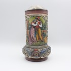 Alwe Wedding Bride And Groom Pewter Lid Figurine Beer Stein