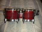 Great Used Cosmic Percussion Bongos With Meinl Stand For Multi-percussion Setup 