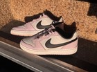 Nike Dunk Low Unisex Kids Pink White Black Colorblock Low Top Lace Up 6