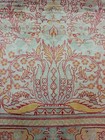 Vintage Fabulous Hand Knotted China Prayer Design Full Silk Wall Hanging Rug