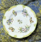 Set Of 6 Herend Queen Victoria Bread   Butter Plates  6 1 4  Diameter