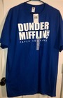 The Office Dunder Mifflin Inc Paper Company Blue Shirt Nwt Choose Size