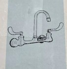 Chicago Faucets Wwg631-cp 2 2 Gpm Wall-mounted Chrome Faucet Nib
