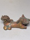 Original Tumbaga Copper And Gold Alloy  Dragon  Columbian Figure With Coa