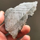 Natural Aletai Iron Meteorite 188 6 Grams End Cut Etched Perfect Fusion Crust
