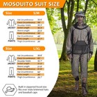Mosquito Bug Suit Jacket With Hood   Pants   Gloves   Socks For Hunting Fishing