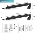 2 Set Black Screen Door Closers Storm Heavy Duty Shock Adjustable Cushion Speed