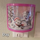 Night Light Plug In  Cat Lover Gift  Christmas Kittens  Photo Night Light 