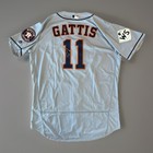 Game Used Houston Astros 2017 World Series Jersey Evan Gattis Authentic Signed