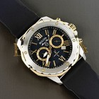 Bulova Men s Marine Star 44mm Black Dial Chronograph Quartz Watch 98b277