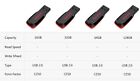 Sandshandian 16gb 32gb 64gb 128gb Cruzer Blade Flash Drive Memory High Speed Usb