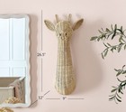 Pottery Barn Kids X Aerin Rattan Giraffe Wall Decor