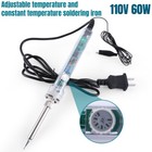 110v 60w Manual Heating Soldering Iron Auto Send Tin Gun Welding Repair Tool