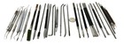Used 30 Piece Artists Sculpture Hand Tool Set Wax Jeweler Clay Modeling Etc