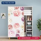 Large Floral Wall Decals  15 Peonies Flower Set Stickers For Bedroom  Living Roo