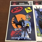 Vintage 1997 Batman   Robin Static Cling Window Decorations Lot Of 2
