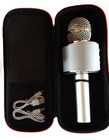 Mockins - Silver Wireless Bluetooth Karaoke Microphone Holiday Gift  Kids