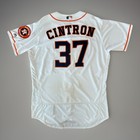 2017 Houston Astros    los Astros    Alex Cintron Game Used Jersey    houston Strong   