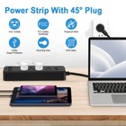 Lot Wall Mountable Usb Surge Protector Power Strip With Usb Ports 4 Outlet Plugs