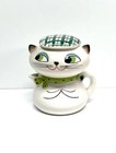 Vintage Holt Howard Cozy Kitten Cat Creamer And Sugar Bowl Stacking Japan 1959