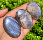 Natural Moonstone Palm Stone Polished Calming Healing Crystal Tumbled Stone Gift