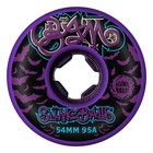 Santa Cruz Slime Balls Bam Margera Guest Skateboard Wheels 54mm 95a Purple