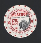 Rare L e  London Playboy Club Casino Chip   25 Pounds  Grand Opening  London  Uk