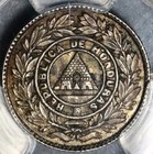 1902 Pcgs Ms 64 Honduras 5 Centavos Rare Silver Coin Pop 2 0  20021601c 