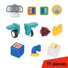 11-piece Magnetic Activity Building Baby Blocks Toys  6 Months  Unisex