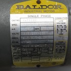 Baldor Glp3332 1 3hp Single Phase Gearmotor 115 208-230v 86 3rpm 20 1 Ratio
