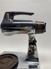 Vintage Sunbeam Deluxe Mixmaster 12 Speed Mixer Brown chrome W bowls   Beaters