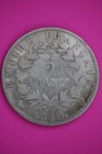 1810 Napoleon I France 5 Francs Silver Authentic Rare Coin American Seller 3072