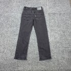 Levis 514 Performance Straight Jeans Washed Black Denim Size 8 Reg 24x25