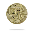 Bitcoin  btc  Physical Crypto Coin   High Quality Crypto Collection  gold Pvd 