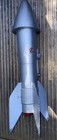 Vintage 1957 Astro Mfg Rocket Ship Mechanical Coin Bank - Berzac Creation - Usa