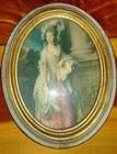 Oval Framed Ofm    Italy set  the Honorable Mrs  Graham  And  in The Garden  1777c