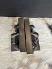 Egyptian Antiquities Trinity Bookends Isis  Hathor   Menkaure Hieroglyphics