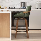 Modern Swivel Bar Stools Set Of 2 26 Inch Counter Height Bar Stools