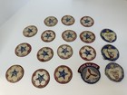 Vintage Lot Wwii Worn Army Patches Alaska Defense Civil Air Patrol Blue Star