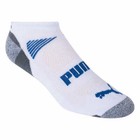  new  10-pair Puma Mens  No Show Sock  Choose From White Or Black gray